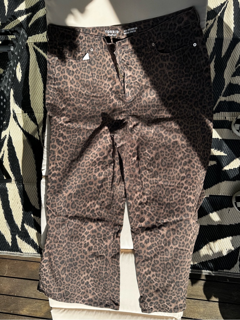 torrid Leopard Print Vintage Stretch Jeans